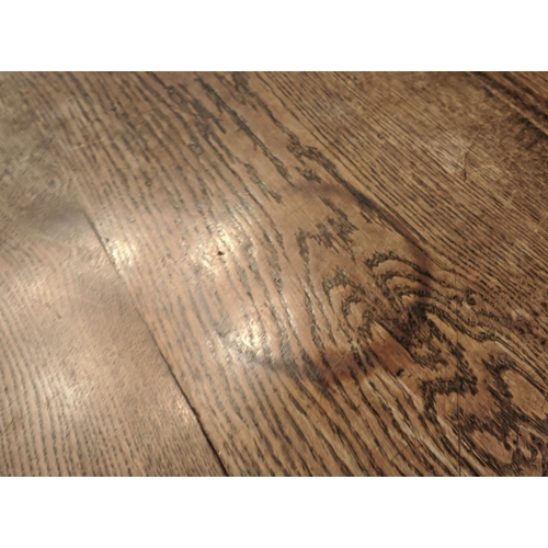 282 - REFECTORY TABLE, 76cm H x 298cm L x 87cm W, 19th century Dutch oak.