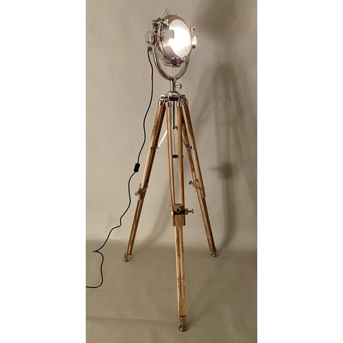 553 - FLOOR LAMP, studio style design, 153cm H.