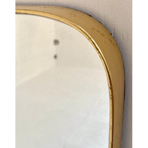 572 - WALL MIRRORS, a pair, gilt frames, 121cm x 81cm. (2)