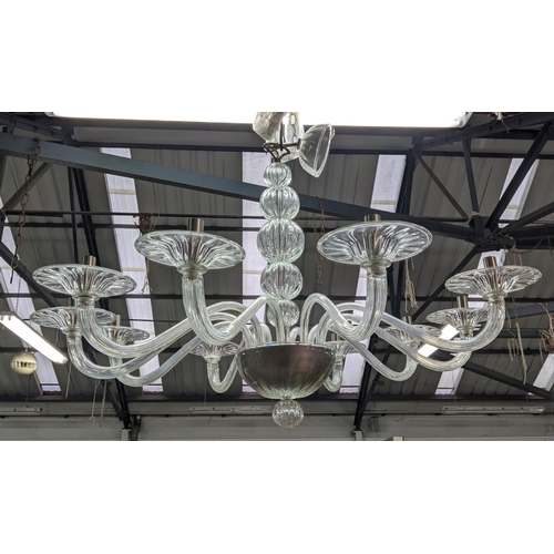 450 - VILLAVERDE JOYA CHANDELIER, 70cm drop minus ceiling rose approx, 10 branch.