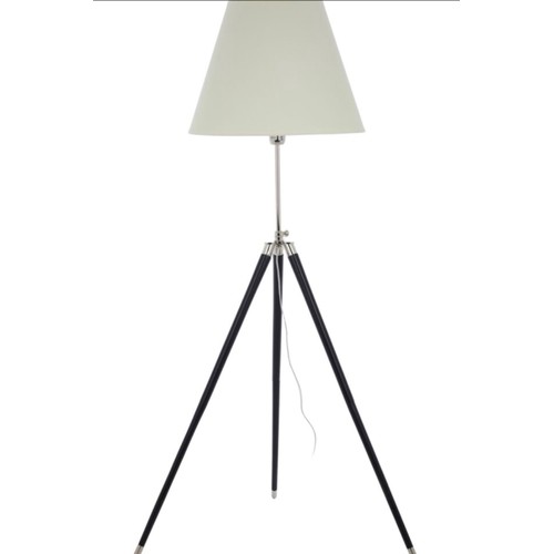 540 - RALPH LAUREN FLOOR LAMP, tripod design, with shade, 159cm H.