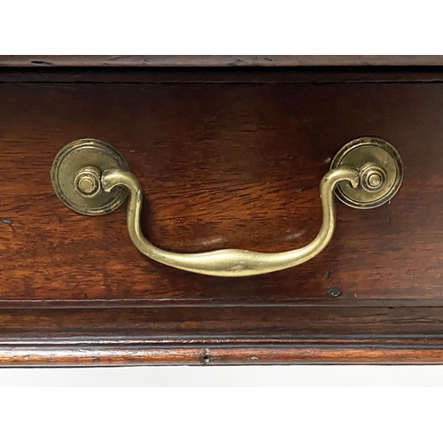 183 - WRITING TABLE, George III mahogany, with full width frieze drawer, 49cm x 77cm x 72cm H.