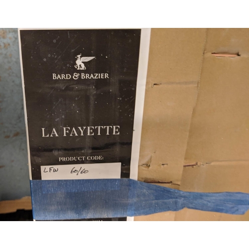 458 - BARD & BRAZIER LA FAYETTE TOWEL RADIATORS, a collection of six, various sizes, 115cm x 74cm x 19cm l... 