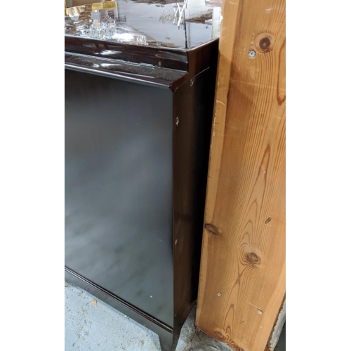 459 - CABINET, 120cm x 68cm x 90cm, two doors, enclosing two compartments with shelf and lined drawer.