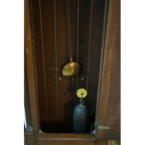 269 - LONGCASE CLOCK, 51cm W x 222cm H x 26cm D, George III mahogany, the face inscribed
S. Collier, Eccle... 