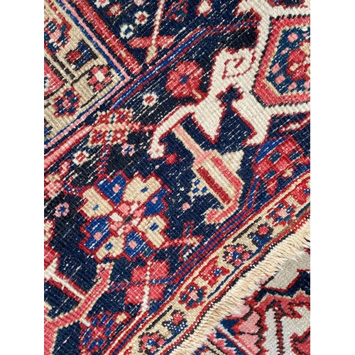 27 - ANTIQUE HERIZ SERAPI DESIGN CARPET, 360cm x 270cm.