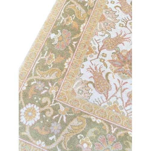 14 - FINE WILLIAM MORRIS DESIGN RUG, 225cm x 180cm.