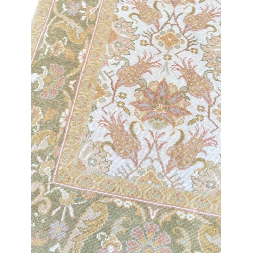 14 - FINE WILLIAM MORRIS DESIGN RUG, 225cm x 180cm.