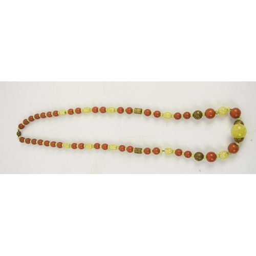 88 - A COLLECTION OF ASSORTED MURANO GLASS BEAD NECKLACES, 19th and 20th century, pair of Murano earrings... 