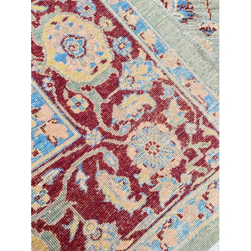 11 - FINE SULTANABAD DESIGN CARPET, 300cm x 240cm.