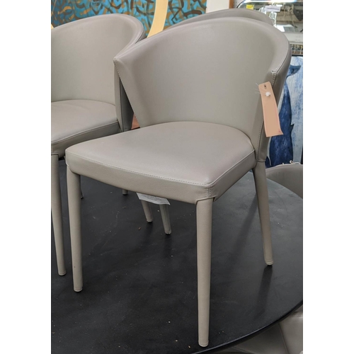 CALLIGARIS AMÉLIE CHAIRS BY ORLANDINI DESIGN, a set of eight, 76cm H. (8)