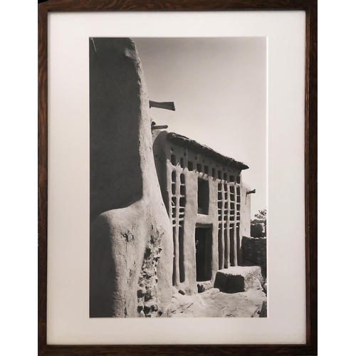 46 - JAMES MORRIS (Contemporary British Photographer) 'Butabu-Hogon House, Ogel Ley, Sanga Mali', silver ... 