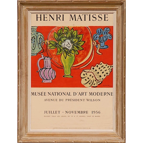 100 - HENRI MATISSE (French, 1869 – 1954) 'Musée Nationale des Modernes', 1956, rare lithographic exhibiti... 