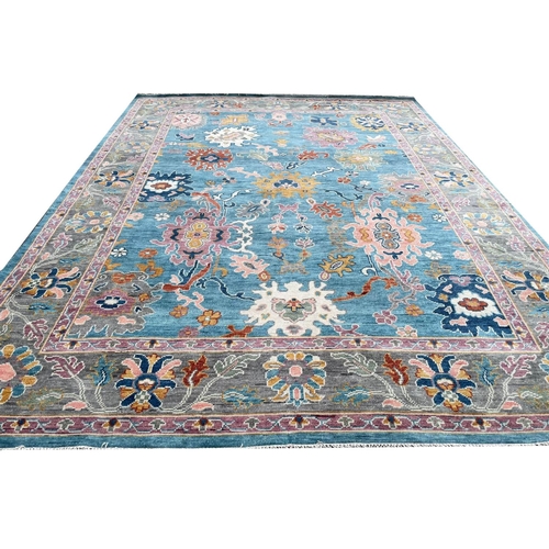 112 - FINE CONTEMPORARY OUSHAK CARPET, 363cm x 275cm.