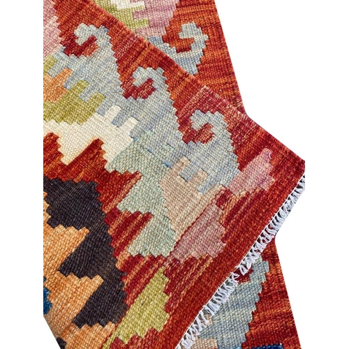 126 - ANATOLIAN KILIM RUNNER, 677cm x 60cm.