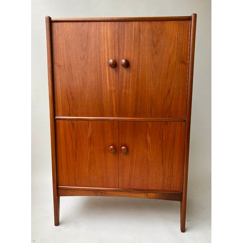 606 - 'A YOUNGER LTD' CABINET, 84cm x 45cm x 129cm H, 1970's Scottish mahogany, with four doors and fitted... 