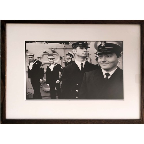 49 - DANNY WEINSTEIN 'Shore Leave, HMS Birmingham', silver gelatin print, 25cm x 37cm, framed.