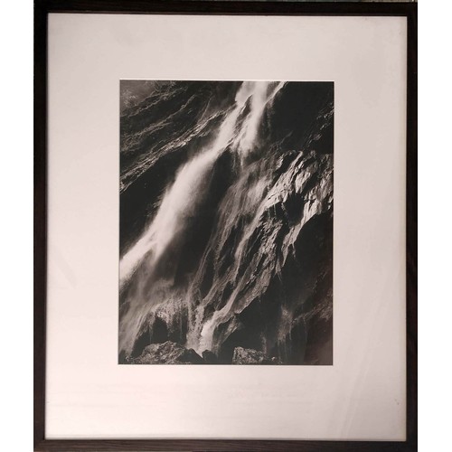 47 - EDWIN SMITH (British, 1912 – 1971) 'Waterfall', gelatin silver print, signed verso, 40cm x 30cm, fra... 