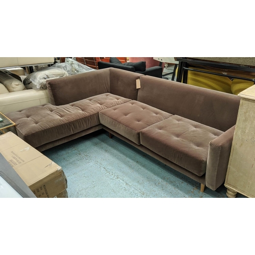 561 - CASE METROPOLIS SOFA BY MATTHEW HILTON, 255cm x 190cm x 75cm.