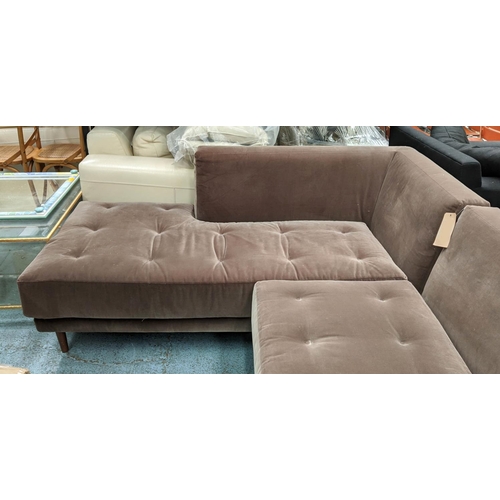 561 - CASE METROPOLIS SOFA BY MATTHEW HILTON, 255cm x 190cm x 75cm.