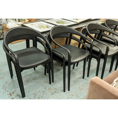 654 - FREITFRAU STELLA CHAIRS, a set of ten each, 58cm W x 83cm H, by Patrick Frey. (10)