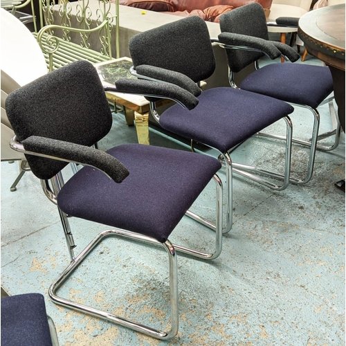 645 - KNOLL CESCA CHAIRS BY MARCEL BREUER, a set of four, 80cm H. (4)