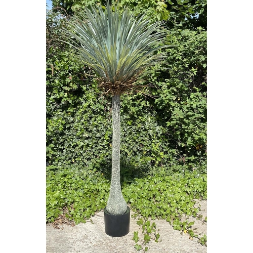 471 - FAUX PALM TREE, 190cm H, potted.