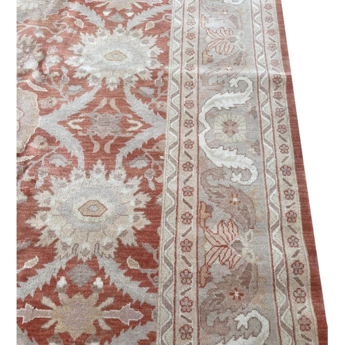 90 - FINE PERSIAN SULTANABAD CARPET, 400cm x 297cm.