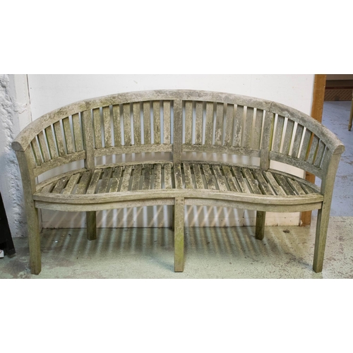 583 - GARDEN BENCH, to match previous lot.