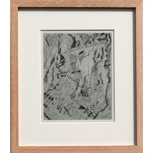 67 - DAVID JONES CH, CBE (Welsh, 1895–1974), a pair of copper engravings, suite: 'The Rime of Ancient Mar... 