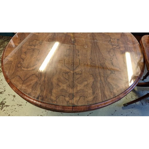 178 - BREAKFAST TABLE, 132cm diam. x 69cm H, Victorian  rosewood, circa 1850, with circular tilt top on ca... 