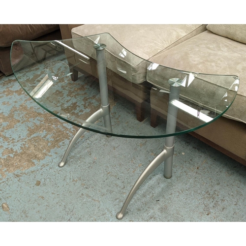 419 - ROLF BENZ 8080 SIDE TABLE, 100cm x 60cm 56cm.