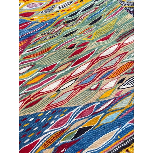 92 - FINE MOROCCAN ATLAS MOUNTAINS KILIM,  317cm x 216cm.