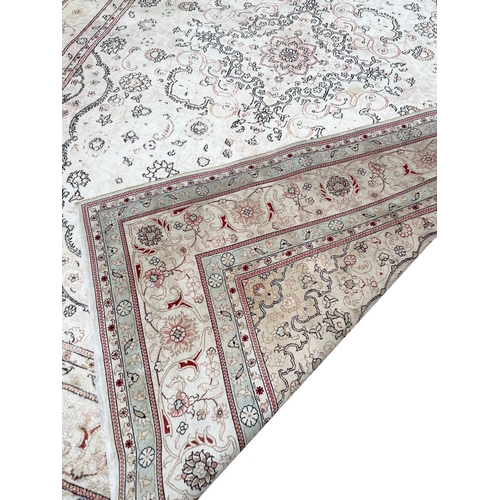 109 - SILK HEREKE DESIGN CARPET, 270cm x 175cm.