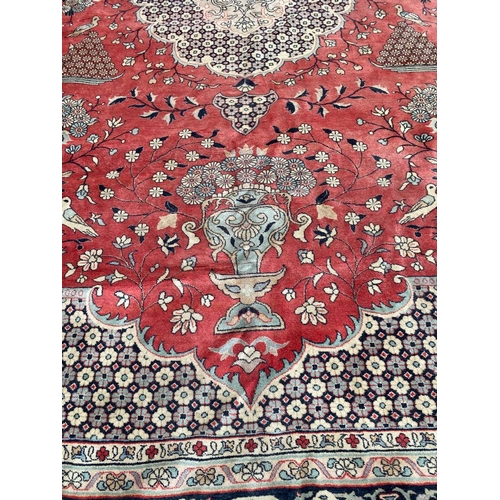 88 - FINE TEHRAN DESIGN CARPET, 430cm x 308cm.