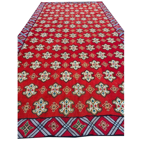 90 - ANTIQUE PORTUGUESE CARPET, 440cm x 220cm.