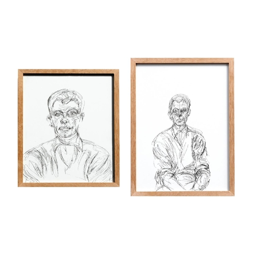 75 - ALBERTO GIACOMETTI (Swiss, 1901– 1966) 'Diego', a pair of lithographs, printed by Maeght, 37 cms x 2... 