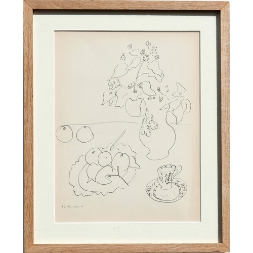 77 - HENRI MATISSE (French, 1869 – 1954), a pair of Still Life collotypes A4 and A5, suite: Themes and Va... 
