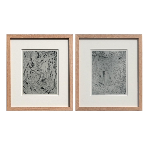 71 - DAVID JONES CH, CBE (Welsh, 1895–1974), a pair of copper engravings, suite: 'The Rime of Ancient Mar... 