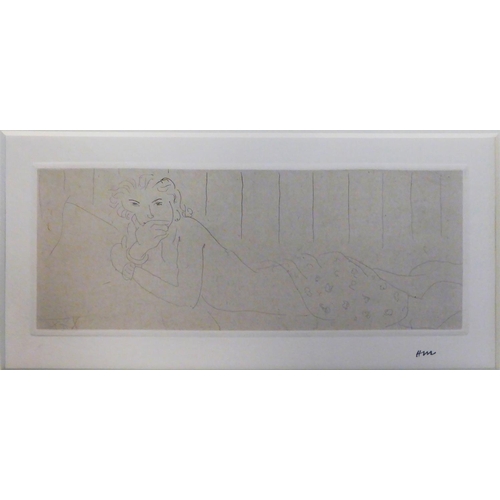 113 - HENRI MATISSE (French, 1869-1954) 'Nu Allongé', 1932, etching, a very rare proof from the edition of... 