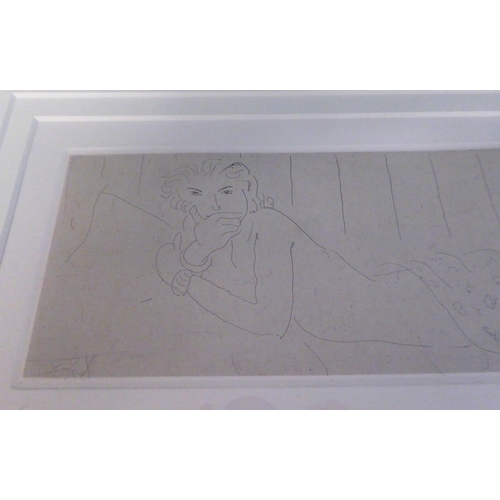 113 - HENRI MATISSE (French, 1869-1954) 'Nu Allongé', 1932, etching, a very rare proof from the edition of... 