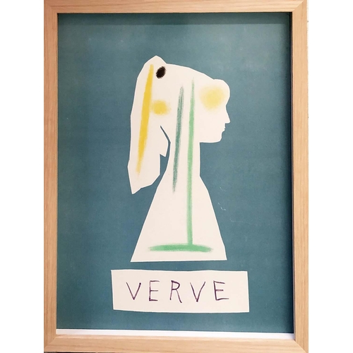 119 - PABLO PICASSO (1881-1973) 'Sylvette, verse 1954', lithograph, 35cm x 25cm, framed.