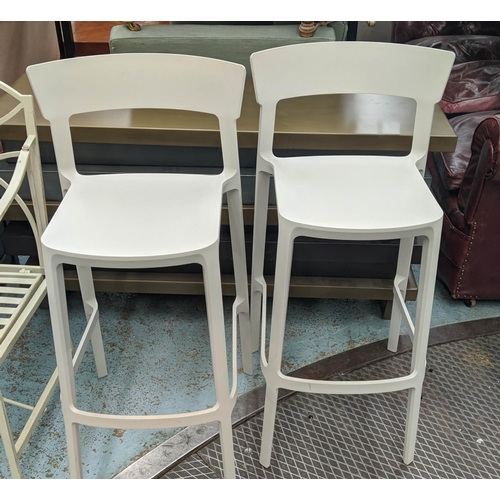 553 - CALLIGARIS SKIN BAR STOOLS, a pair, by Archirivolto, 104cm H. (2)