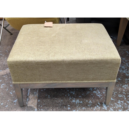 587 - WYCHWOOD DESIGN STOOL, 67cm x 50cm x 46cm,