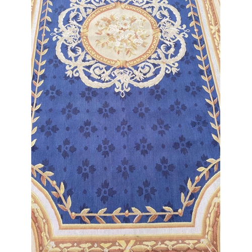 100 - FINE AUBUSSON SAVONNERIE DESIGN CARPET, 280cm x 180cm.