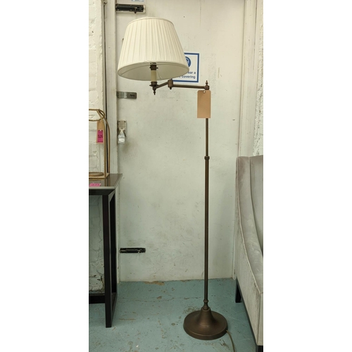 560 - FLOOR READING LAMP, 160cm H, adjustable.