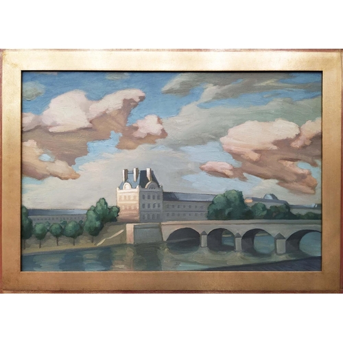 38 - TONY PETERS, 'Paris', oil on canvas, 40cm x 60cm, signed framed.