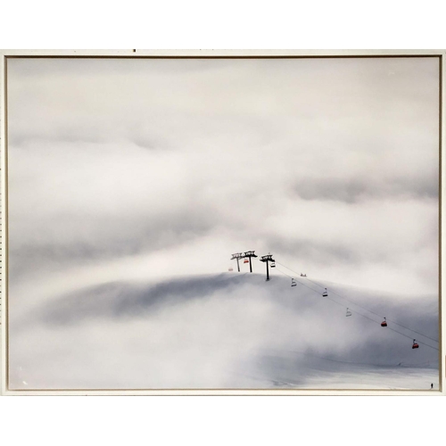 51 - TIM HALL (Contemporary British photographer), 'A set in the clouds', archival pigment print on Hanne... 