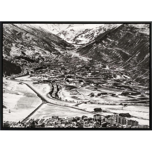 55 - TIM HALL (Contemporary British photographer), 'Andermatt', archival pigment print on Hannemuhle pape... 