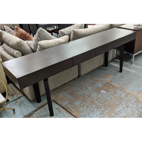 368 - GIORGETTI TIME CONSOLE TABLE by Massimo Scolari, 227cm x 51cm x 77cm.